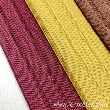 100% Polyester 190GSM Knit Stripe 8*2 Ribbed Fabric